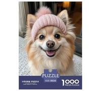 Pomeranian Jigsaw Puzzle Impossible 1000Pcs Decorazione Per La Casa. Rilassamento E Intelligence Per Adulti E Ragazzi Da 14 Anni 38x26cm/1000pcs