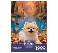 Pomeranian Puppy Jigsaw Puzzle Impossibili 1000 Pezzi Decorazione Per La Casa. Giochi Rilassamento E Intelligence Per Adulti E Ragazzi Da 14 Anni 38x26cm/1000pcs