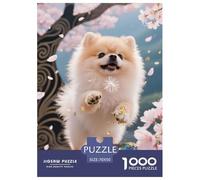 Pomeranian Puppy Jigsaw Puzzle Impossible 1000 Pezzi Decorazione Per La Casa. Giochi Rilassamento E Intelligence Per Adulti E Ragazzi Da 14 Anni 70x50cm/1000pcs