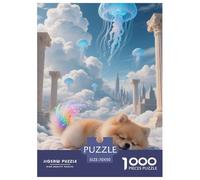 Pomeranian Puppy Jigsaw Puzzle Impossible 1000 Pezzi Decorazione Per La Casa. Giochi Rilassamento E Intelligence Per Adulti E Ragazzi Da 14 Anni 70x50cm/1000pcs