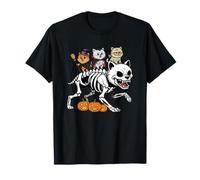 Pomeranian Skeleton Mummy Witch Halloween Bambini Uomo Donna Maglietta