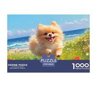 Pomerian Dog 1000 Pieces Jigsaw Puzzles For Adults Educational Games Stress Relieving Entertainment Exercise The Memory of The Brain for Adults And Kids, Age 12 Years Up 38x26cm/1000pcs