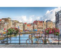 Pomeriggio Ad Amsterdam Città Puzzle Da 1000 Pezzi