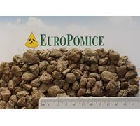 Pomice per piante | FINE 3/6 - MEDIA 6/14 | Pietra per piante Grasse - Bonsai | Da 1 kg - 3 kg - 5 kg (6/14 mm, 3 kg (5 Litri))