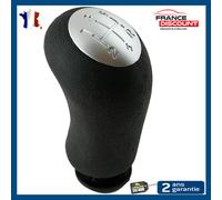 POMMEAU DE LEVIER 5+R CROMO OPACO Per Clio III Kangoo 2 Megane 2 Scenic 2 Logan