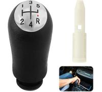 Pommeau de levier de vitesse manuel à 5 vitesses pour, Nero con Adattatore, Design Ergonomico per Cambi di Marcia Rapidi e Fluidi, ergonomisches Design, einfache Installation mit Adaptate