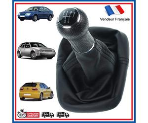 POMMEAU LEVIER DE VITESSE 5 VITESSES Ricambio 12 mm Nero SEAT VW Golf 4 Bora