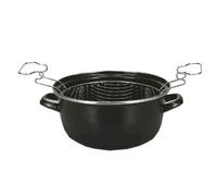 Pommes-Frites-Topf Ø24cm 4Liter PFT24 Fritiertopf Compreso Setaccio Tutti Tipi