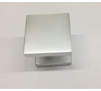 SECUREMME POMO POMOLO PER PORTA QUADRO ALLUMINIO F1 ALLUMINIO CROMO SATINATO mm63X63 ROSETTA mm55X55, ADATTO AL MONTAGGIO SU PORTE BLINDATE E SU PLACCHE, COME CENTROPORTA O COME MANIGLIA Q8