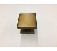 SECUREMME POMO POMOLO PER PORTA QUADRO ALLUMINIO BRONZATO F4 mm63X63 ROSETTA mm55X55, ADATTO AL MONTAGGIO SU PORTE BLINDATE E SU PLACCHE, COME CENTROPORTA O COME MANIGLIA Q8