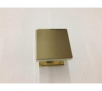 POMO POMOLO PER PORTA QUADRO SECUREMME IN OTTONE LUCIDO mm63X63 ROSETTA mm55X55, ADATTO AL MONTAGGIO SU PORTE BLINDATE E SU PLACCHE, COME CENTROPORTA O COME MANIGLIA Q8