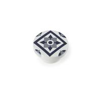 Pomo Rei e244 Grigio legno di faggio Ø 40 x 22 mm 4 Pezzi