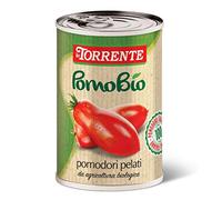 Pomodori Pelati Provenienti da Agricoltura Biologica PomoBio da 500g - La Torrente - Cartone da 24 Pezzi