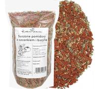 Pomodori Secchi con Aglio e Basilico 100g | Naturali e Aromatici | Ideali per Insalate, Pasta, Antipasti e Ricette Gourmet | KUCHNIA ZDROWIA