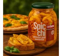 Pomodorini Semidried a Spicchi 950g in Olio - Rossi o Gialli - Conserva Gourmet per Pizza, Antipasti, Bruschette, Primi Piatti - Pronti all’Uso (Pomodorini gialli semidried a spicchi - 950g)