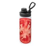 Pomodoro Fetta di Stampa 18oz Sport Bollitore Isolato Tazza Bere In Acciaio Inox Tazza Portatile per Palestra