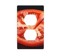 Pomodoro Fetta Piastre Da Parete Coperture 1 Gang Duplex Interruttore Della Luce Piastra di Copertura Piastre Elettriche Coperture Presa Decorativa Per La Decorazione Domestica