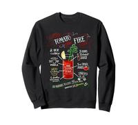 Pomodoro Fire Vodka Piccante Ricetta Cocktail Retro Felpa