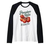 Pomodoro Italia La Dolce Vita Pomodoro Arte Maglia con Maniche Raglan