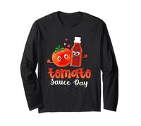 Pomodoro Passata Family Gathering Salsa di Pomodoro Day Spice Maglia a Manica