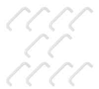 POMOLINE 10 Un. Maniglie Mobile Bambino Piccolo resine ABS Bianco - Distanza tra Le Viti 96MM