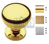 POMOLO CENTROPORTA MILENA mm.70 OTTONE LUCIDO