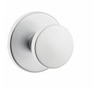 Pomolo fisso modello tondo fissaggio con vite argento Argento