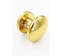 POMOLO GPB SUSY D.60 ALLUMINIO OTTONE LUCIDO - Ferrero Ferramenta