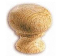 Pomolo In Legno di Faggio finitura Grezza misura 32 mm Art.03.2002 4pz