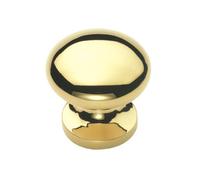 POMOLO MM 75 PER PORTONE MOD. ZEUS IN OTTONE LUCIDO BASE MM 56 CON ACCESSORI