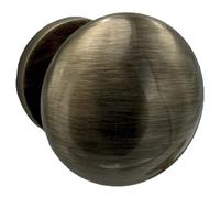 Pomolo per porta Ares bronzo graffiato Ø 74 mm Bronzo