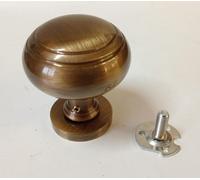 POMOLO POMO PER PORTA PORTONCINO BRONZO GRAF Ø MM. 70 CON BULLONE FILETTO M8