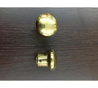 POMOLO POMO SUSY GHIDINI IN ALLUMINIO OTTONATO MM40 Q8 mm ADATTO PER CILINDRI PREDISPOSTI O PER LIMITATORI SU PORTE BLINDATE PZ 1
