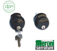 Pomolo Premiapri Meroni 15NE Premi Apri Doppio Cil senza scrocco cod. 15 NERO