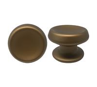 POMOLO X PORTONE 166 SAGUATTI ALLUMINIO BRONZO SATINATO D.MM 80 BASE D.MM 70