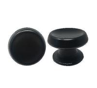 POMOLO X PORTONE 166 SAGUATTI ALLUMINIO NERO D.MM 80 BASE D.MM 70 PZ 1