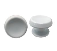 POMOLO X PORTONE 866 SAGUATTI ALLUMINIO BIANCO RAL 9010 D.MM 80 BASE D.MM 70