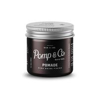 Pomp & Co. High Shine Pomade, pomata per capelli, 120 ml, effetto lucido, styling per capelli maschili, fissaggio forte, finitura brillante, pomata idratante
