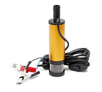 Pompa 12 V e griglia di aspirazione per trasferimento acqua e diesel 12l/min 8700 giri/min