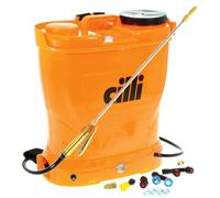 POMPA 16 LT BATTERIA A SPALLA LANCIA IN OTTONE TELESCOPICA