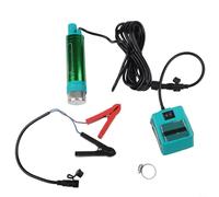 Pompa a batteria al litio da 38 mm compatibile con pompa di trasferimento dell'olio dell'acqua del combustibile senza fili della batteria Dayi, portata di 30 50L/min, 2 cavi da 4 metri, costruzione in