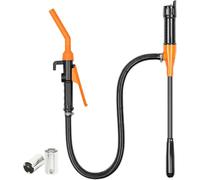 Pompa A Batteria per Alimentazione, Pompa di Trasferimento del Liquido A Batteria con Ugello di Controllo del Flusso, Pompa di Trasferimento del Carburante Elettrica, Orange, 1PCS