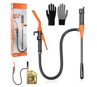 Pompa a benzina elettrica a batteria,Pompa di Trasferimento Portatile,Pompa di Trasferimento del Carburante,con Ugello di Controllo di Flusso,tanica, pompa di aspirazione automatica per benzina