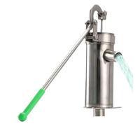 Pompa a Bilanciere,Pompa Ad Acqua Manuale A Stantuffo - Alimentatore Fontana Per Prato Stagno Dispositivo Aspirazione Acciaio Inox