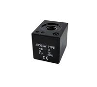Pompa a bobina solenoide EC-04W for gru for camion, motore raffreddato ad aria, valvola direzionale DC12V/24V/26V/28V AC110V/220V(DC12V 3-pin)