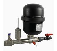 Pompa a Colpo D'arie in Acciaio Inossidabile da 1 Pollice con Manometro, Pompaggio di Acqua da Ruscelli O Dighe Fluviali con Livelli D'acqua, Senza Utilizzo di Elettricità