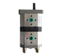 Pompa a Doppio ingranaggio CBN-F316/F316 CBN-F310/F306 F314 F320/310 Pompa dell'olio Idraulico YIJIAN (Color : CBN-F320/F310)