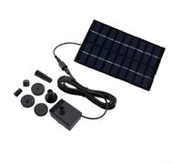 Pompa a fontana a energia solare da 8 W, adatta per stagni e caratteristiche ornamentali con controllo del flusso regolabile
