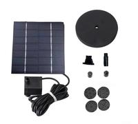 Pompa a fontana solare, design quadrato, per vasche per uccelli, laghetti, patio, giardini e acquari, fontana ad energia solare