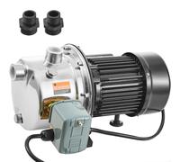 Pompa a getto per pozzo poco profondo Pompa per acqua di irrigazione in ghisa da 115 Volt/acciaio inossidabile per il sistema di irrigazione del giardino agricolo(66 GPM 1.5HP-Iron)